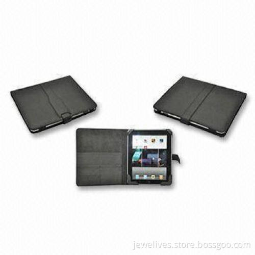 Leather Cases for Apple's iPad, Available in Black, Customized Designs Welcomed